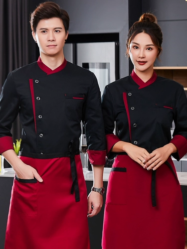 Catering Chef Work Одежда одежда с короткими рукавами мужская кухня отель женский