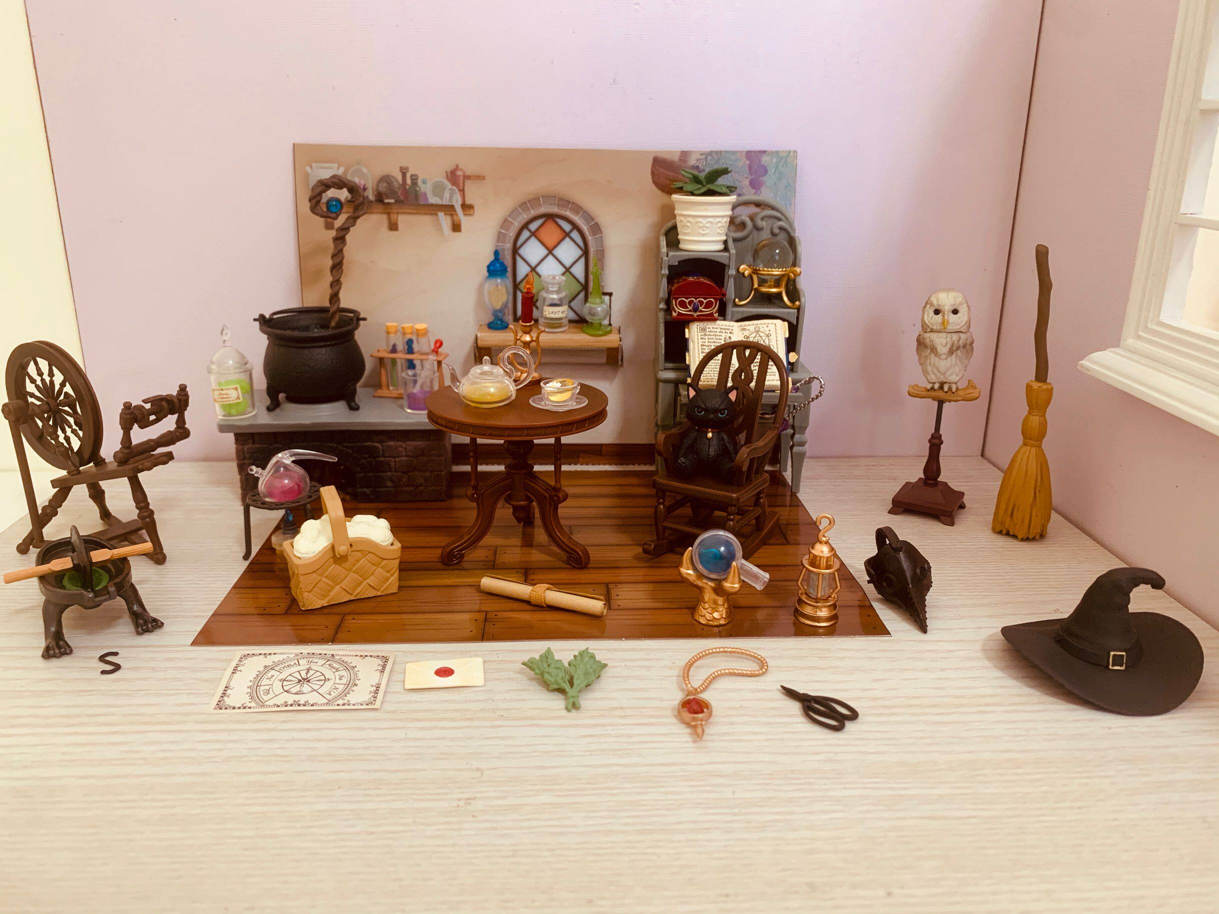 π rement 魔女的家 迷你卧室房间万圣女巫 零散小件1