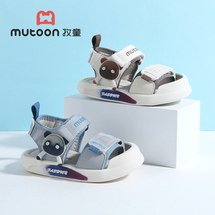 宝宝乖巧小熊护趾清凉轻便简约休闲凉鞋 牧童童鞋 男款 款 2025夏季