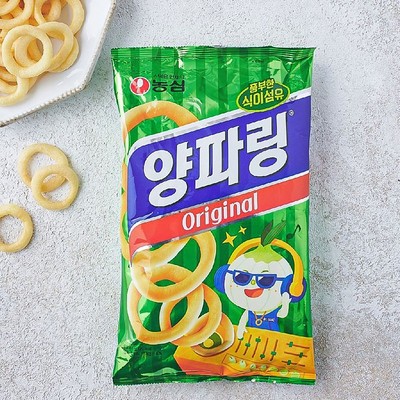 韩国进口 零食品膨化食品 追剧零食 农心原味洋葱圈 80g