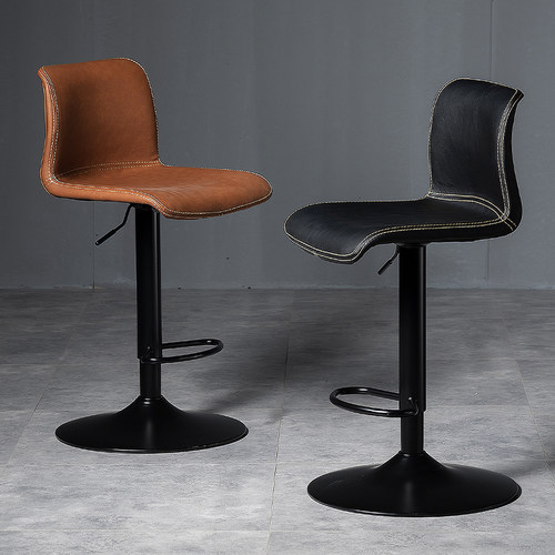 吧台椅升降转椅靠背酒吧旋转