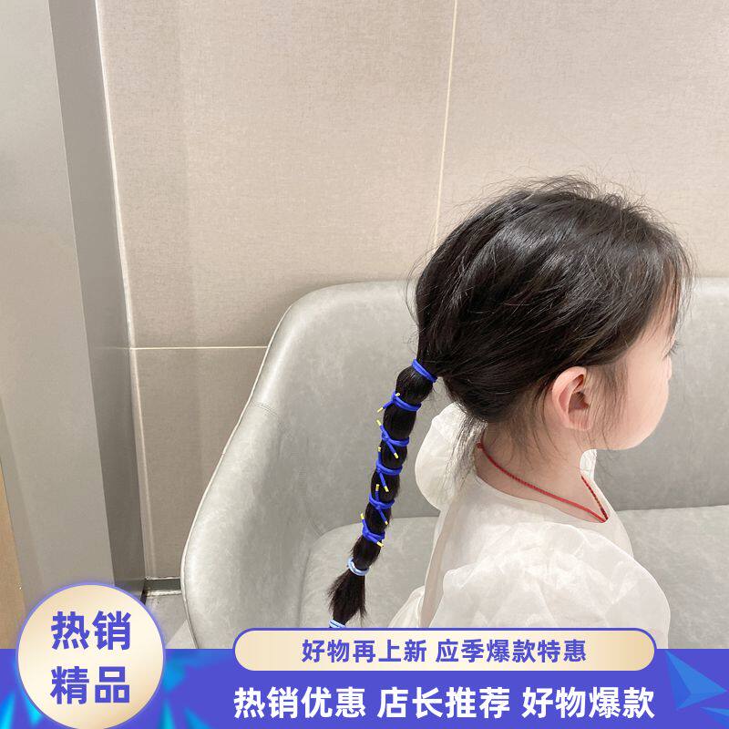 韩版儿童糖果色皮筋发圈女童公主发饰