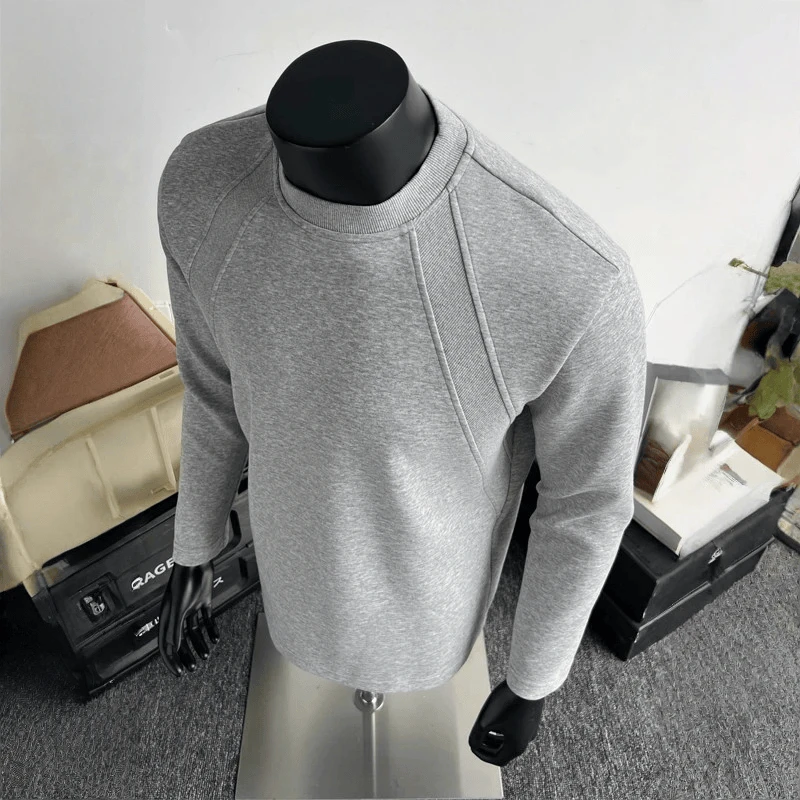 cleanfit美式重磅解构长袖T恤男潮牌boxy正肩卫衣宽松内搭打底衫