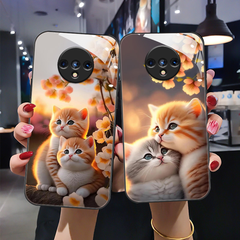 时尚创意女款钢化玻璃手机壳