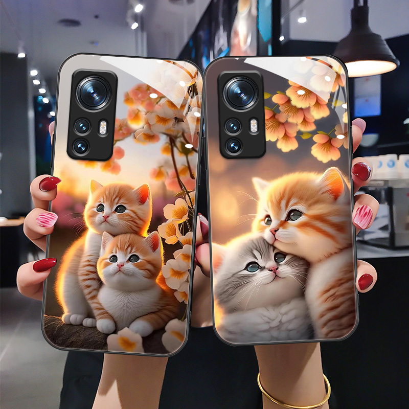 时尚创意女款钢化玻璃手机壳