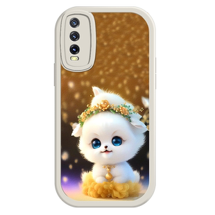 适用于vivoy20手机壳vivoy20i/y20s新款V2029液态硅胶软壳防摔vivoY21时尚男女潮vovi卡通可爱狗狗V2034A高级