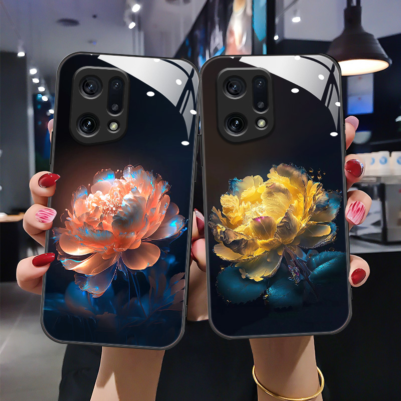 oppofindx5玻璃手机壳奢华