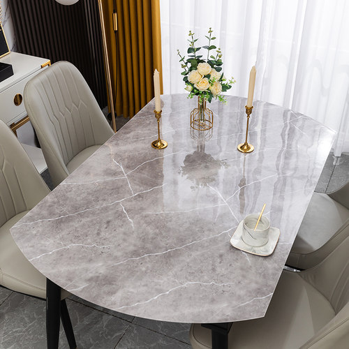 慕莉北欧pvc大理石纹桌垫