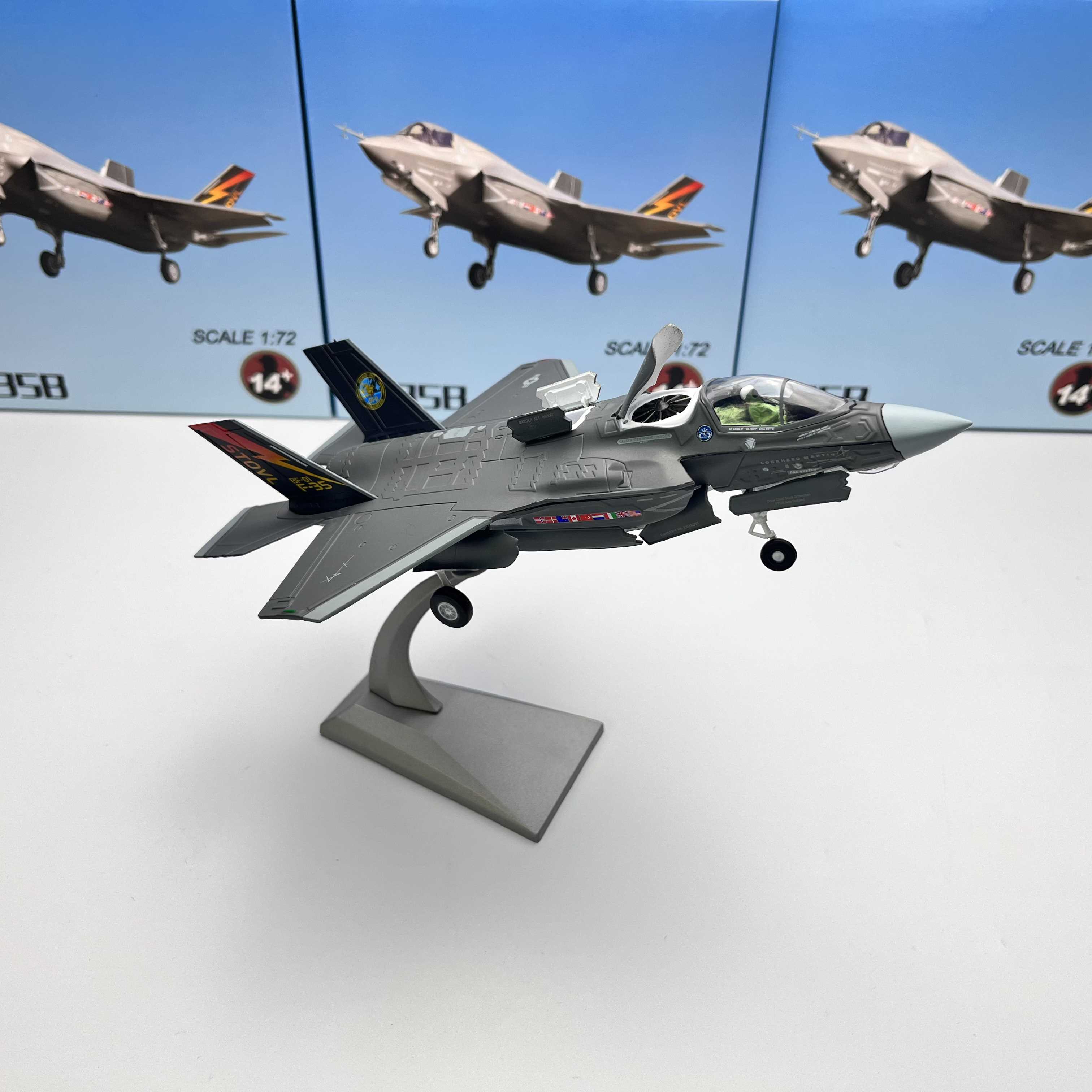 高档1/72 美国f-35b垂直起降战机f35合金仿真战斗机飞机军事模型