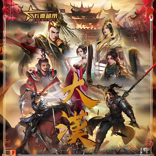 卡撕蓝带国风汉武大帝刘秀霍去病卫青王昭君多层厚卡收藏