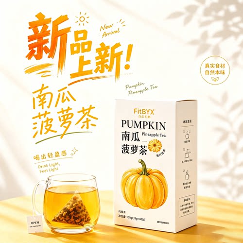 预见五刻南瓜菠萝茶女生养生茶