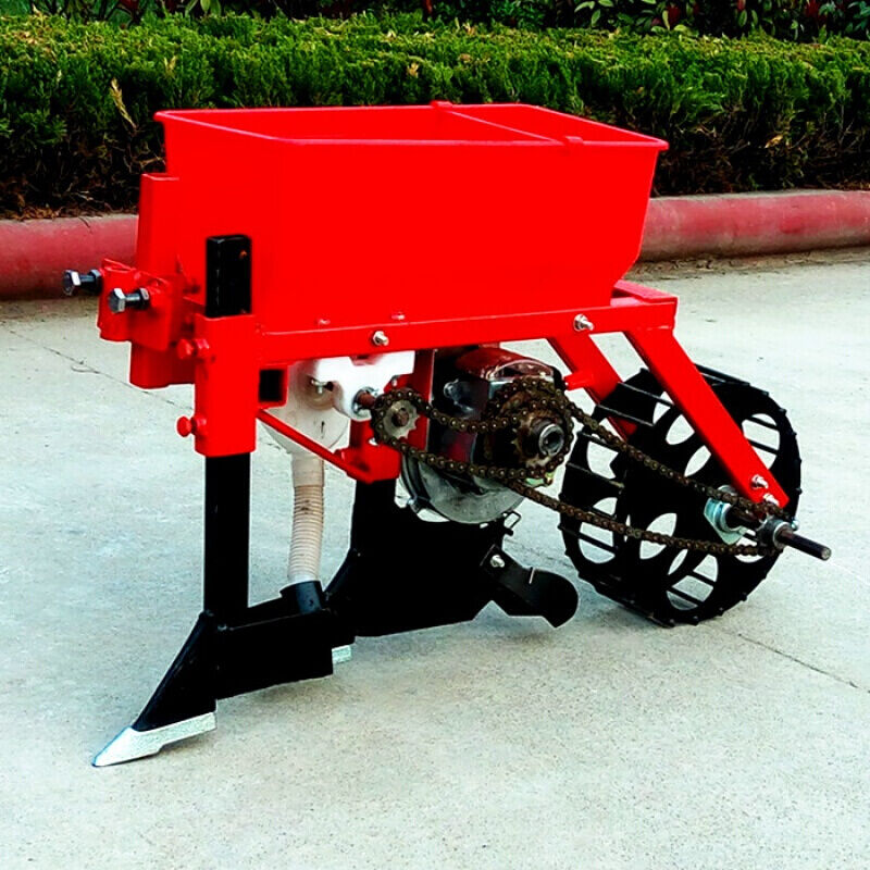 微耕机牵引玉米精播机播种机玉米播种施肥一体机播种施肥同步进行