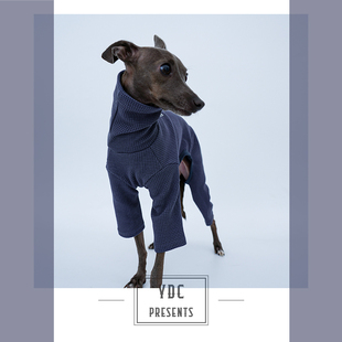 YDCStore意大利小灵缇惠比特贝灵顿柔软打底四脚衣秋冬高档华夫格