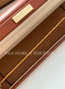 晚睡的桔梗「圆滚滚」气质时尚精致简约拉丝百搭手链轻奢圆珠手饰