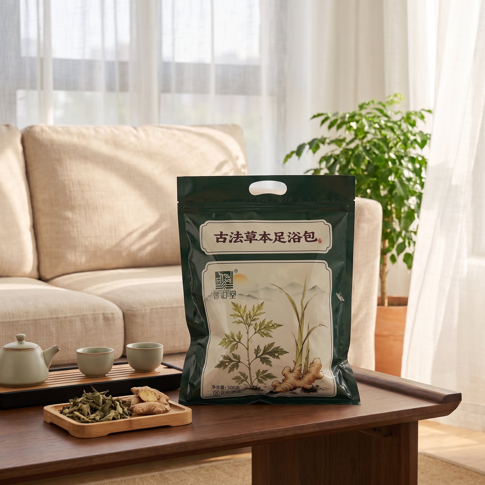 馨恒堂古法草本足浴包15包艾草泡脚包中药泡脚养生生姜茯苓桂枝
