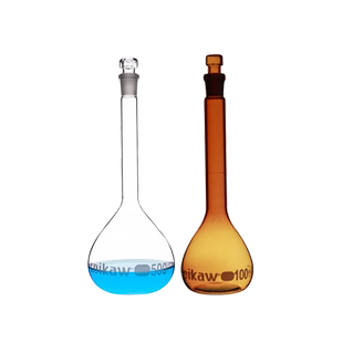 垒固玻璃容量瓶白量瓶定量瓶棕色定容瓶50/100/250ml实验室器材