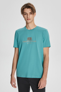 男 品牌图案LOGO圆领短袖 ORRDT澳林丹顿轻奢男装 T恤2025年春夏款