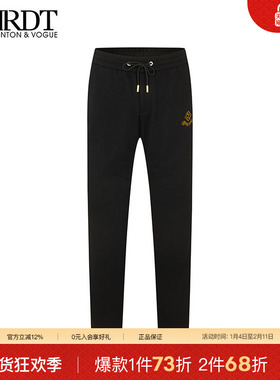 ORRDT澳林丹顿男装潮流金属图案休闲裤男秋冬新款长裤A47D2207