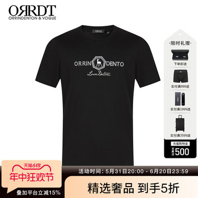 ORRDT纯棉短袖刺绣青春活力