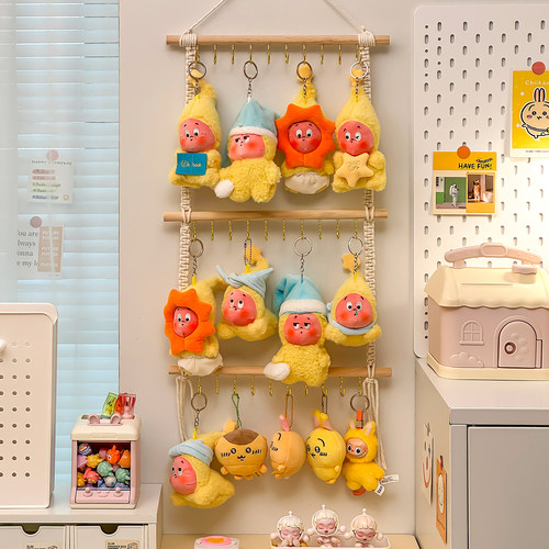 星星人展示架挂墙收纳挂件