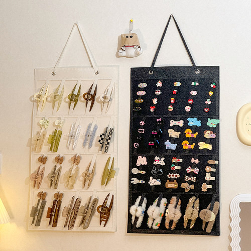 鲨鱼夹抓夹发夹收纳挂墙大容量