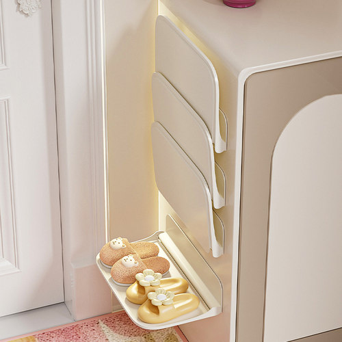 折叠儿童鞋子收纳神器壁挂省空间