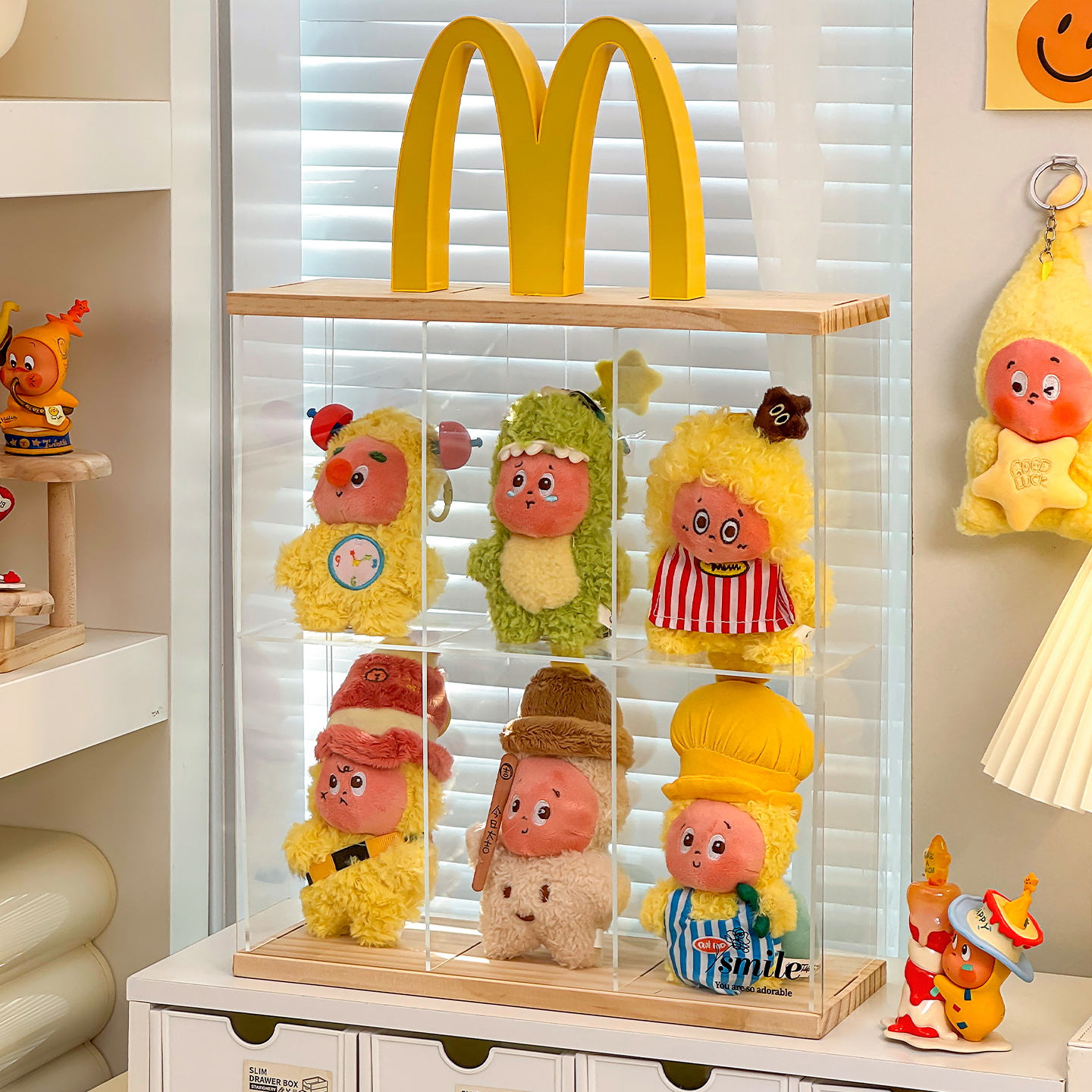 一娃一单间！星星人挂件收纳展示