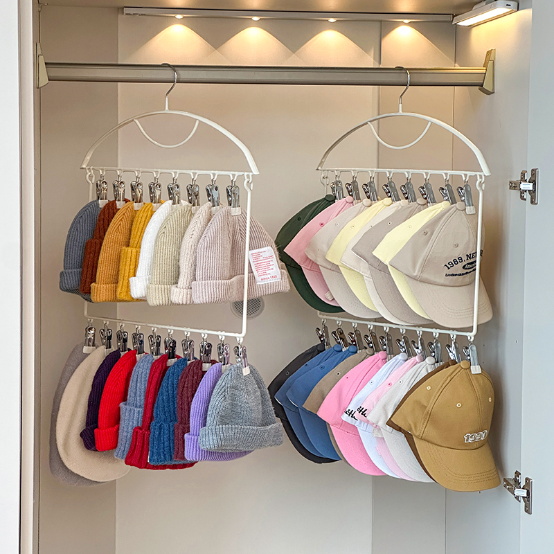 帽子收纳神器多夹子不变形多功能