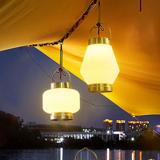 户外灯简约手提灯露营野餐便携照明灯可遥控草坪灯ip54防水灯具