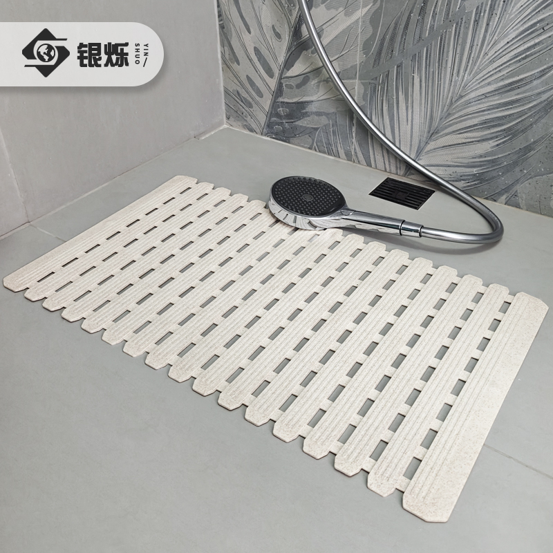 银烁TPE简约浴室可降解防滑垫