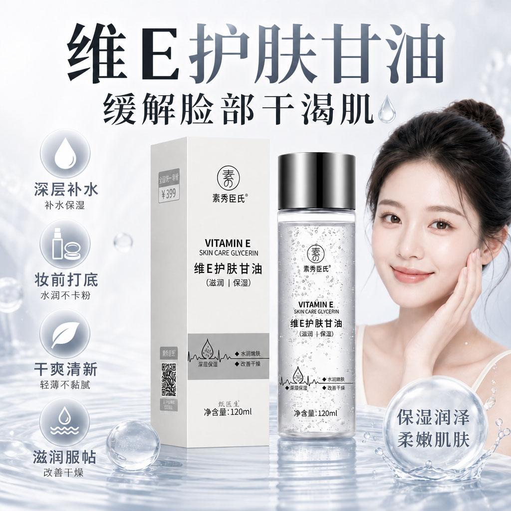 甘油妆前打底维生素e护肤脸部保湿补水烟酰胺锁水化妆师专用正品