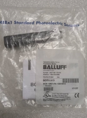 【议价】BALLUFF巴鲁夫 BOS00K3 BOS 18KF-PA-1QD-S4-C