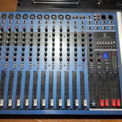 【议价】【议价】爱丽丝ALES V14调音台 14路调音台 实物图拍摄