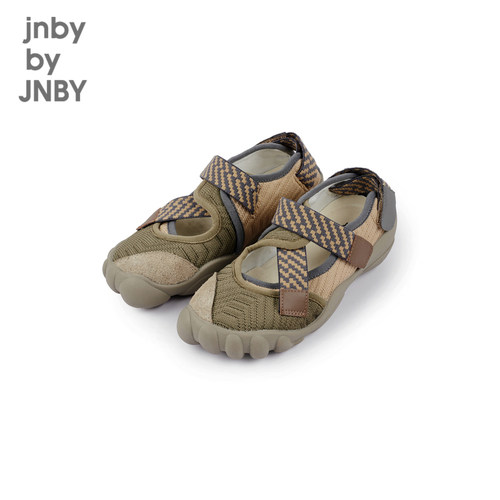 江南布衣童装运动鞋魔术贴原创设计休闲夏女童儿童童鞋jnbybyjnby