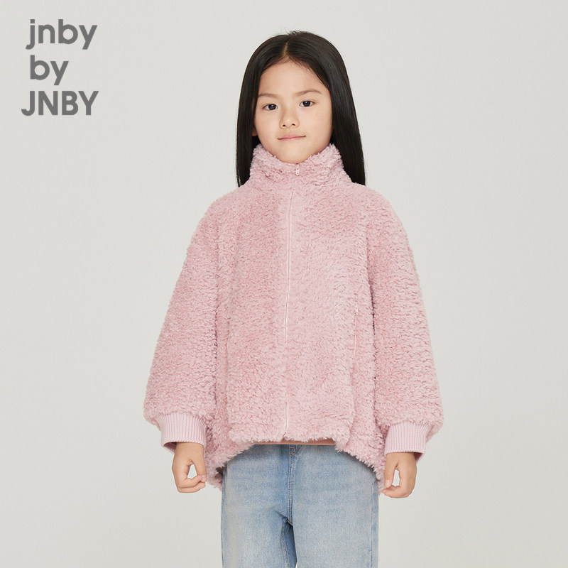 江南布衣童装保暖仿皮草外套可爱休闲宽松冬男女童儿童jnbybyj