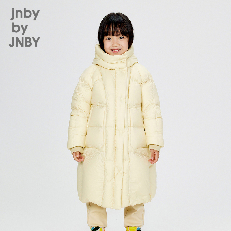 江南布衣童装宽松保暖连帽羽绒服24冬男女童jnbybyjnby1OAC10940