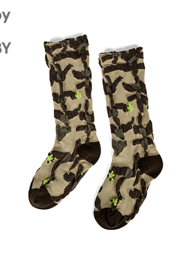 新款江南布衣童装袜子中筒袜趣味25春女童jnbybyjnby6P2N13310