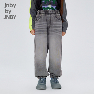 江南布衣童装 舒适折扣男女童jnbybyjnby 宽松牛仔锥形裤