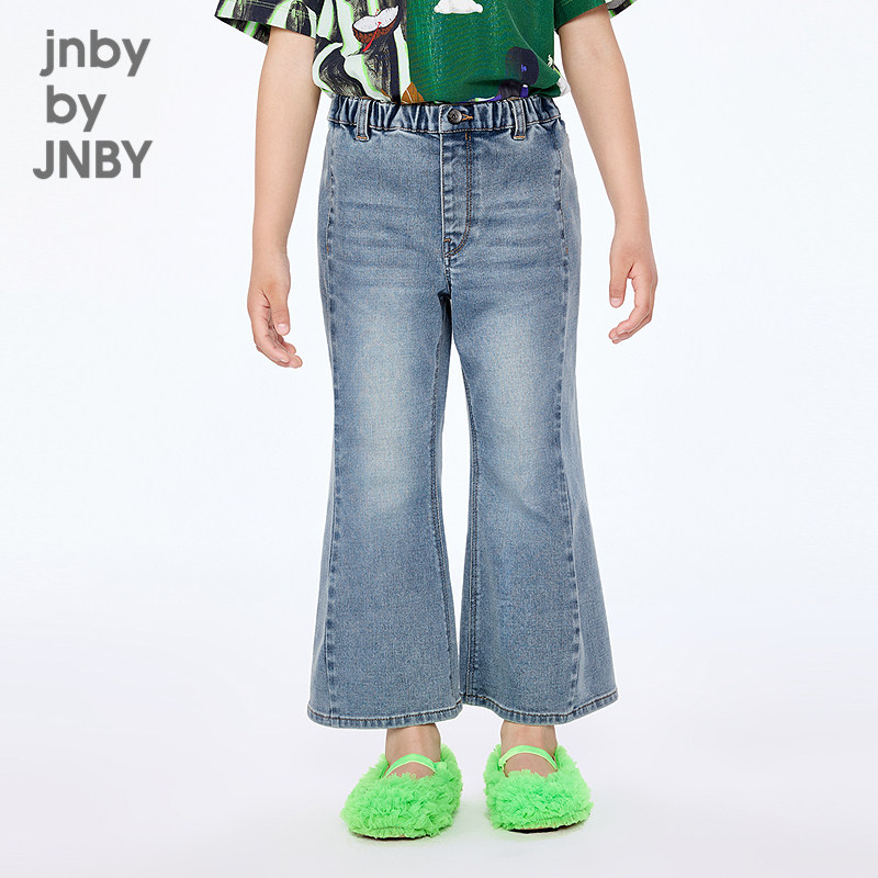 新款江南布衣童装牛仔长裤喇叭裤25秋女童jnbybyjnby1P7E11840,童装/婴儿装/亲子装,儿童牛仔裤,淘宝优惠券,粉丝福利购,淘宝优惠卷