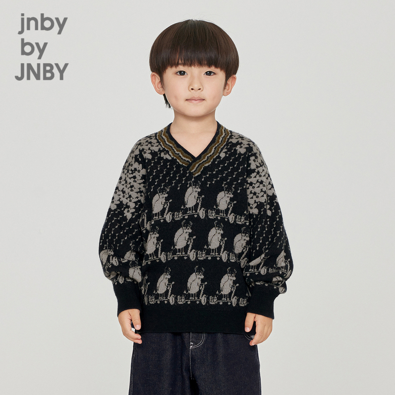 江南布衣童装羊毛套头毛衫