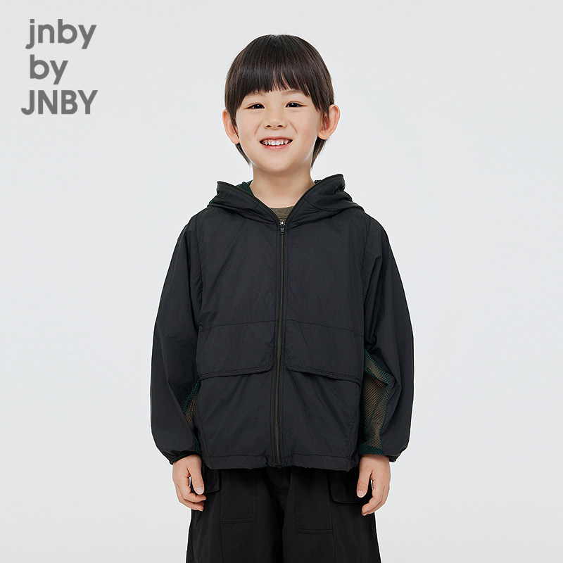 江南布衣童装长袖防晒夹克外套拼接网布夏男女童儿童jnbybyjnby,童装/婴儿装/亲子装,夹克/皮衣,淘宝优惠券,粉丝福利购,淘宝优惠卷
