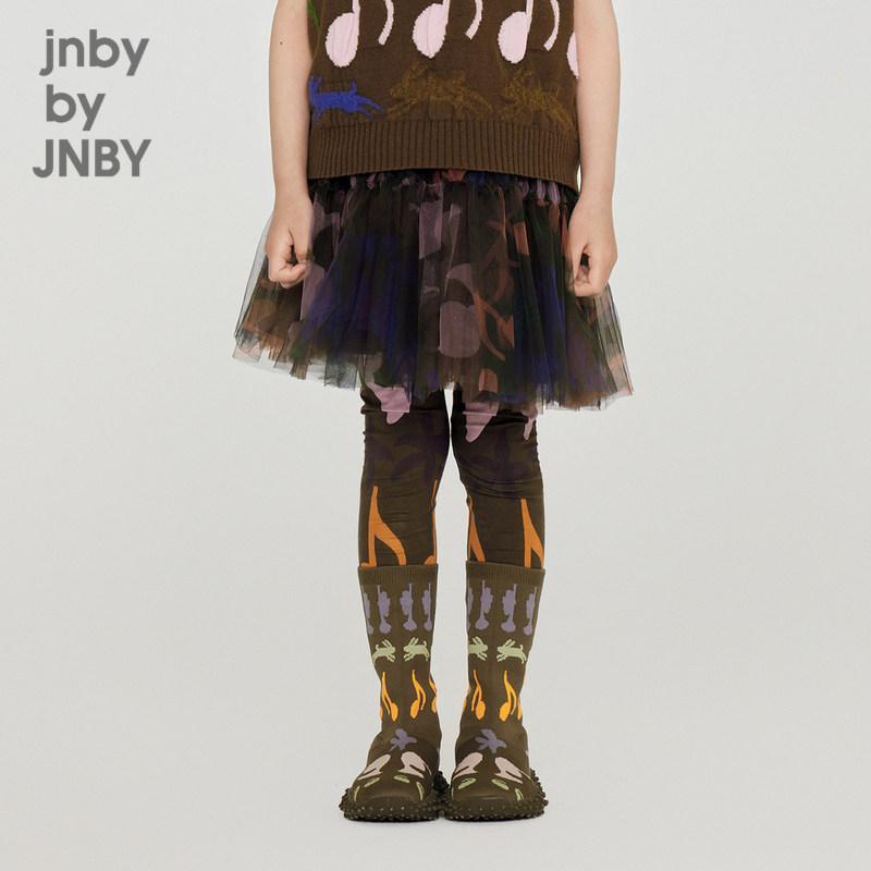 江南布衣童装网纱宽松半身裙短裙女童蓬蓬裙儿童裙子jnbybyjn