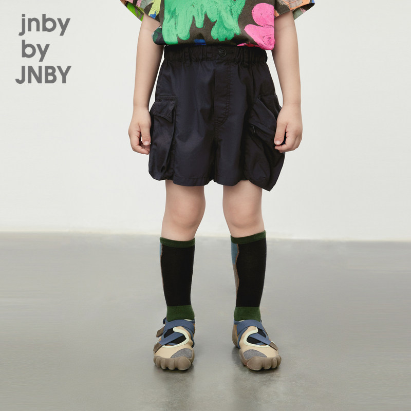 江南布衣童装短裤直筒裤工装裤棉麻休闲宽松夏女童儿童jnbybyj