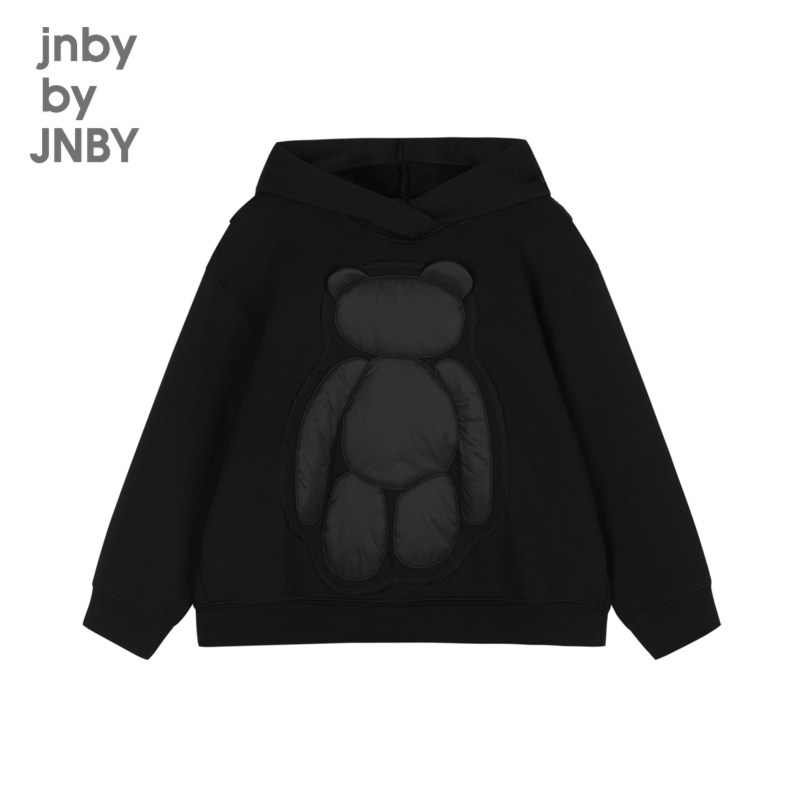江南布衣童装宽松套头卫衣立体小熊秋冬男女童儿童上衣jnbybyj