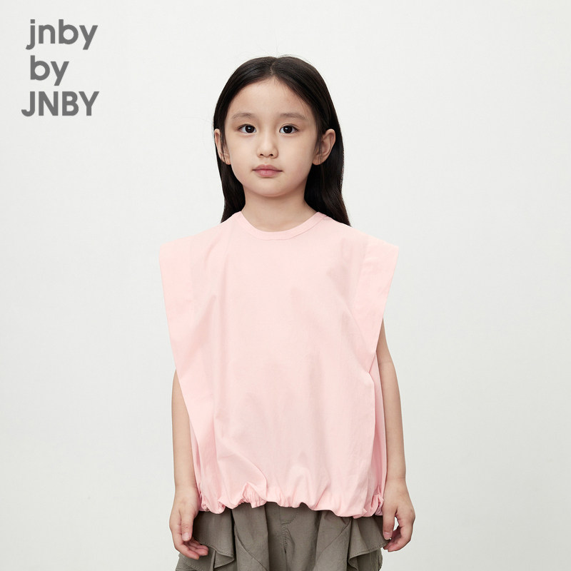 江南布衣童装无袖衬衫套头纯棉简约休闲宽松夏女童儿童jnbybyj