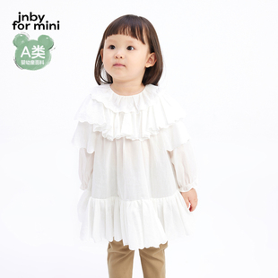 江南布衣婴童长袖 可爱女童婴儿jnbybyjnbyYO8G11130 连衣裙秋季