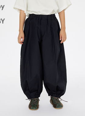 新款江南布衣童装宽松棉质束脚裤25夏男女童jnbybyjnby1P4E10520