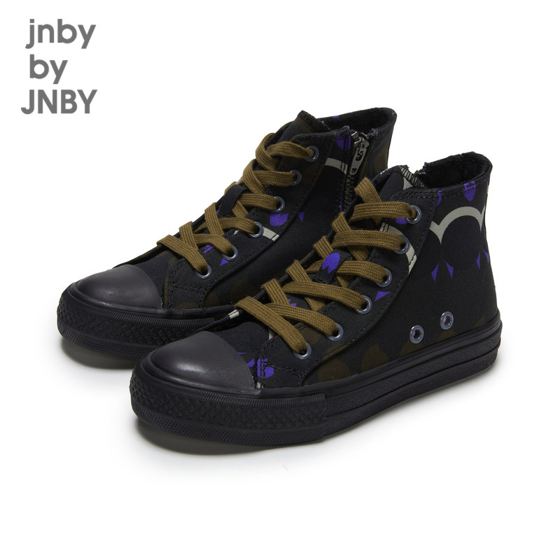 江南布衣童装帆布鞋系带撞色印花休闲鞋子男女童儿童jnbybyjnby,童鞋/婴儿鞋/亲子鞋,板鞋,淘宝优惠券,粉丝福利购,淘宝优惠卷