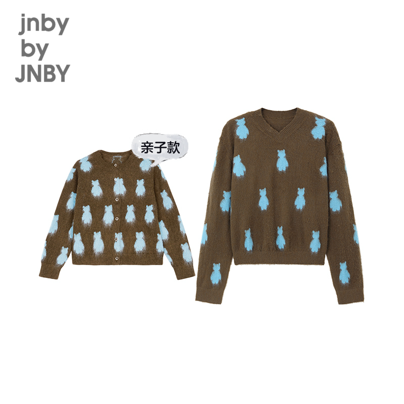 江南布衣童装短款亲子装毛衫