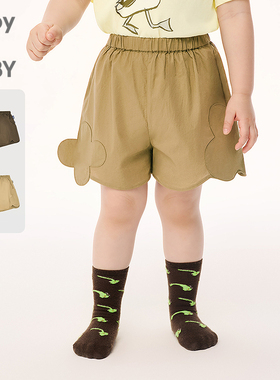 新款江南布衣婴童短裤阔腿裤25夏男女童婴儿jnbybyjnbyYP6E10310